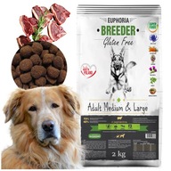 Biofeed EUPHORIA BEZLEPKOVÉ krmivo pre dospelých veľkých psov LAMB 2kg Biofeed EUPHORIA BEZLEPKOVÉ krmivo pre dospelých veľkých psov LAMB 2kg