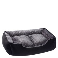 PESELKA PRE PSA OBDŽNÍKA 50x40x17CM ČIERNA S PESELKA PRE PSA OBDŽNÍKA 50x40x17CM ČIERNA S