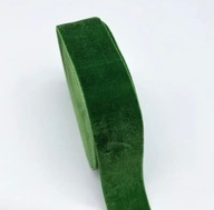 Velúrová stuha živá zelená 25 mm 5 yardov