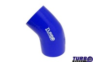 45. silikónové koleno TurboWorks Blue 51mm Blue