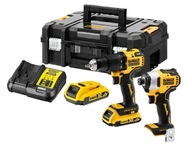 DEWALT COMBO SADA 18V 2x2,0Ah NÁRAZOVÝ SKRUTKOVAČ