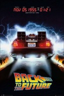 Back To The Future DeLorean - plagát 61x91,5 cm Back To The Future DeLorean - plagát 61x91,5 cm