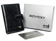 ROVICKY malé kožené puzdro na karty doklady darček ROVICKY malé kožené puzdro na karty doklady darček