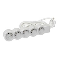 Predlžovací kábel 5gn w/u 3m bielo-sivý 3680W 16A (3x1,5mm) HELMO Legrand Predlžovací kábel 5gn w/u 3m bielo-sivý 3680W 16A (3x1,5mm) HELMO Legrand