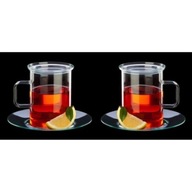 Simax Lin šálka, sklo, 200 ml, 2 ks, s podšálkou a pokrievkou, odolná voči teplu Simax Lin šálka, sklo, 200 ml, 2 ks, s podšálkou a pokrievkou, odolná voči teplu