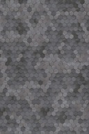 Veľmi pevná metalická tapeta BN šedá grafitovo šedá geometria 3D polygóny Veľmi pevná metalická tapeta BN šedá grafitovo šedá geometria 3D polygóny