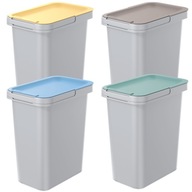 Odpadkový kôš súprava segregačných nádob 4x12L Odpadkový kôš súprava segregačných nádob 4x12L