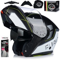 PRILBA NA MOTORKU | VITO FURIO FLUO MAT | BIELE ČEĽUSŤ + PINLOCK + BLEND PRILBA NA MOTORKU | VITO FURIO FLUO MAT | BIELE ČEĽUSŤ + PINLOCK + BLEND