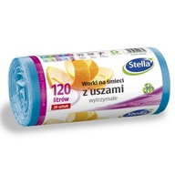 ODOLNÉ vrecia na odpadky s rúčkami 120L 20 ks. ODOLNÉ vrecia na odpadky s rúčkami 120L 20 ks.