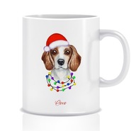 Vianočný darčekový hrnček Funny Beagle (názov Vianočný darčekový hrnček Funny Beagle (názov