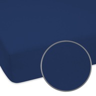 Námornícka modrá plachta 200x200 cm z džerseja