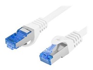 LANBERG patchcord kat.6A FTP LSZH CCA 1m biely LANBERG patchcord kat.6A FTP LSZH CCA 1m biely