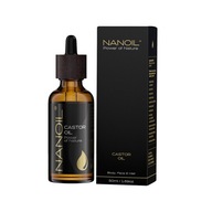 Nanoil ricínový olej pre starostlivosť o vlasy na tele