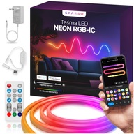 NEON LED pás 5m RGBIC LED PILOT TUYA WiFi Bluetooth aplikácia 24V SET NEON LED pás 5m RGBIC LED PILOT TUYA WiFi Bluetooth aplikácia 24V SET
