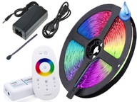 RGB LED SET Vodotesná 5m páska na diaľkové ovládanie 5050 150 RGB LED SET Vodotesná 5m páska na diaľkové ovládanie 5050 150