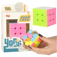 Logická hra Kocka puzzle 3x3 neónové 5,65cm Logická hra Kocka puzzle 3x3 neónové 5,65cm