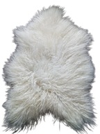 Ovčia koža Kučeravé vlasy Island White 111-130cm