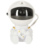 Nočná lampa pre deti, projektor hviezd, astronaut, s hviezdou, diaľkové ovládanie, biela Nočná lampa pre deti, projektor hviezd, astronaut, s hviezdou, diaľkové ovládanie, biela