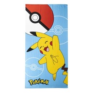 POKEMON PIKACHU A POKEBAL OTERKA NA PLÁŽ ORIGINÁL 140x70cm POKEMON PIKACHU A POKEBAL OTERKA NA PLÁŽ ORIGINÁL 140x70cm