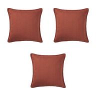 3 ks DYTAG Obliečka na vankúš - červenohnedá 50x50 cm 3 ks DYTAG Obliečka na vankúš - červenohnedá 50x50 cm