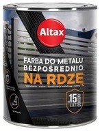 Altax Metal Paint ON RUST 0,75L čierny lesk