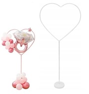 Stojan na balóny srdce Valentínsky rám 160 cm Stojan na balóny srdce Valentínsky rám 160 cm