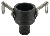 Zásuvka Camlock typ C PP Arag, pre hadicu 1 1/2". Zásuvka Camlock typ C PP Arag, pre hadicu 1 1/2".