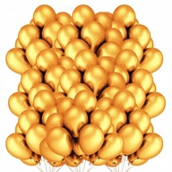 ZLATÉ METALICKÉ BALÓNY Svadobné narodeniny 30cm 100 ks ZLATÉ METALICKÉ BALÓNY Svadobné narodeniny 30cm 100 ks