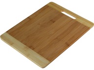 Bambusová doska na krájanie, dve farby, s rúčkou pre domácnosť, 40x30 Bambusová doska na krájanie, dve farby, s rúčkou pre domácnosť, 40x30