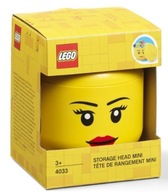 LEGO CONTAINER MINI HEAD GIRL SMILE