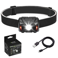 USB NABÍJACÍ LED HLAVNÁ LAMPA