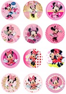MINNIE MOUSE Muffin Oblátka Cukor Tlač A4 MINNIE MOUSE Muffin Oblátka Cukor Tlač A4