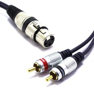 XLR KÁBEL 2x RCA ZÁSTRČKA VITALCO MKR08 1,5m