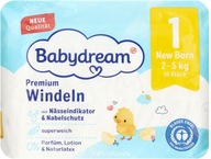BABYDREAM Premium plienky New Born 1 2-5kg 26ks