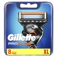 8 x Gillette Proglide vložky Nože Čepele Originál