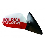 Kryty na autozrkadlá POLISH FLAG 2 ks