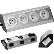 KUCHYNSKÝ NÁBYTOK ZÁSUVKA 4x2P+Z VIRONE INOX OCEL KUCHYNSKÝ NÁBYTOK ZÁSUVKA 4x2P+Z VIRONE INOX OCEL
