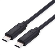 Kábel USB 2.0 C-C M/M 100W čierny 3m Kábel USB 2.0 C-C M/M 100W čierny 3m
