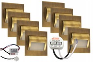 Sada LED schodiskových lámp 8x + napájanie senzora Sada LED schodiskových lámp 8x + napájanie senzora