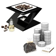 PUREHOME steel3 voňavý krb BLACK GOLDEN DREAM PUREHOME steel3 voňavý krb BLACK GOLDEN DREAM