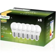 6x E27 LED žiarovka GUĽA 5W = 40W 3000K LUMILED 6x E27 LED žiarovka GUĽA 5W = 40W 3000K LUMILED
