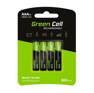 Zelené batérie Nabíjacie batérie 4x AAA HR03 800mAh Zelené batérie Nabíjacie batérie 4x AAA HR03 800mAh