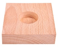 Svietnik drevený štvorcový ohrievač 10x10cm