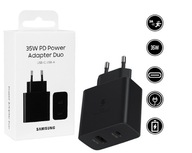 SIEŤOVÁ NABÍJAČKA SAMSUNG 35W USB ADAPTÉR USB-C RÝCHLE NABÍJANIE SIEŤOVÁ NABÍJAČKA SAMSUNG 35W USB ADAPTÉR USB-C RÝCHLE NABÍJANIE