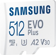Pamäťová karta SAMSUNG EVO+ 512GB micro SD 130MB/s