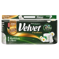 Velvet Excellence Toaletný papier Harmanček a Aloe 8 roliek Velvet Excellence Toaletný papier Harmanček a Aloe 8 roliek