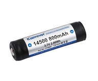 KP ICR14500-80PCM 800mAh AA Li-ION Chránené 3,7V KP ICR14500-80PCM 800mAh AA Li-ION Chránené 3,7V