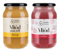 Lipový med + med s lyofilizovanými malinami z Rodinnej včelnice Lipový med + med s lyofilizovanými malinami z Rodinnej včelnice