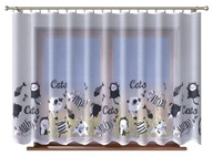 Detský záves CATS mačky farebné zvieratká 500x150 Detský záves CATS mačky farebné zvieratká 500x150