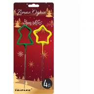 Prskavky hviezdy a vianočné stromčeky 17,5 cm (4) TXF-443 A